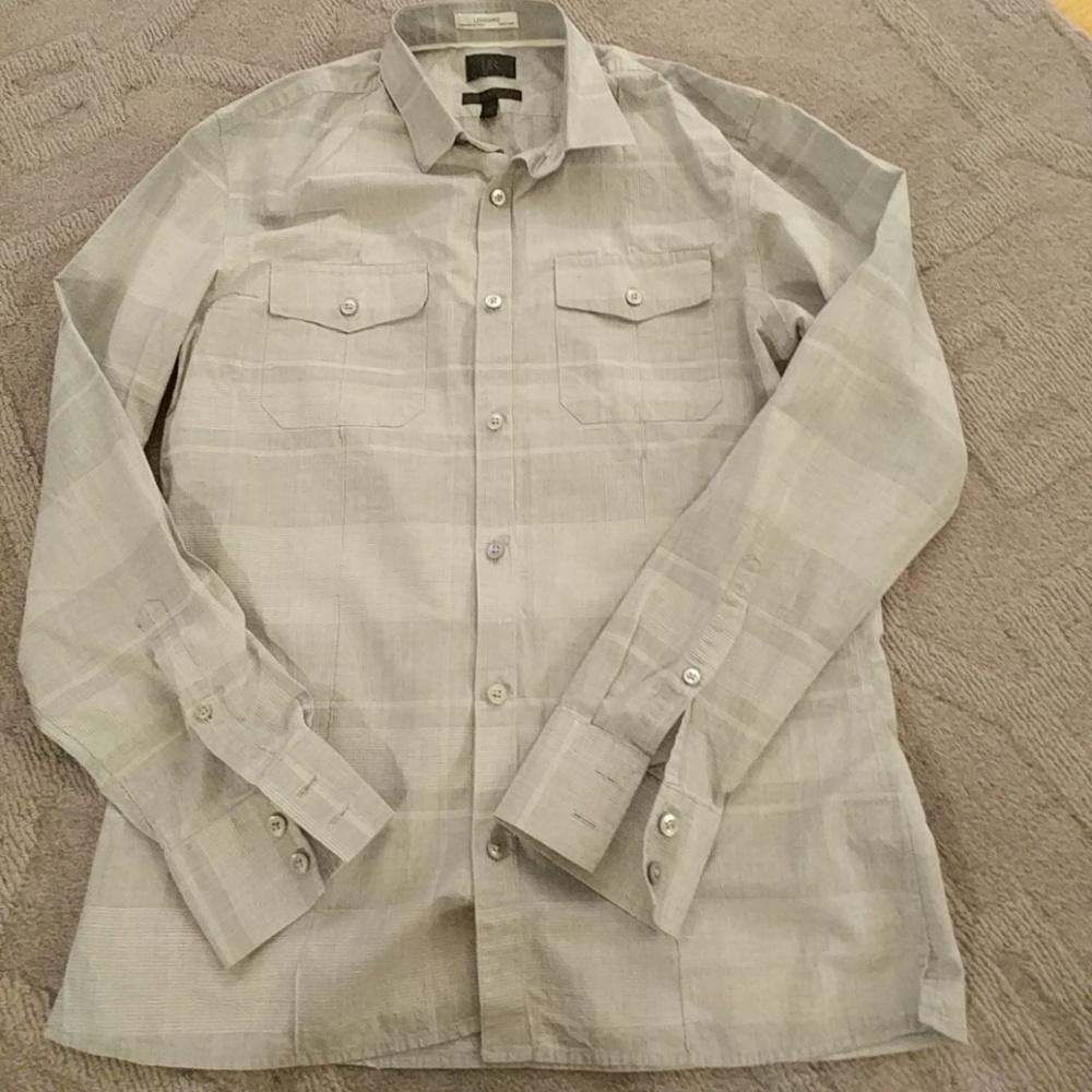 ❤Banana Republic Men's Gray Shirt S Slim Fit❤